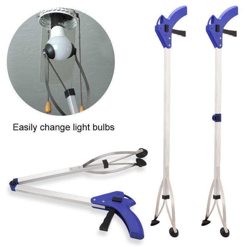 Folding Long Handle Aluminum Alloy Object Picker