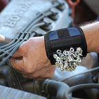 Magnetic Tool Holder Bracelet for Screws and Nails