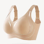 Side protection and anti-sag wireless bra