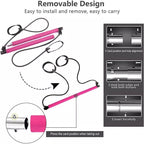 Multi-Functional Pilates Bar – Home Gym & Resistance Training Kit
