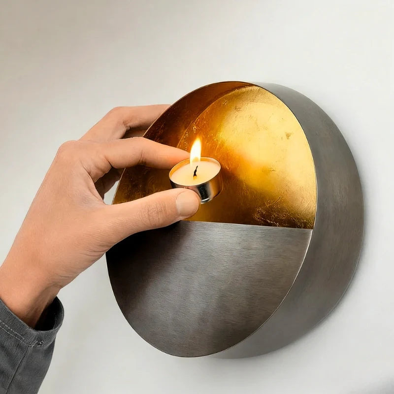 Eclipse Wall Candle Holder