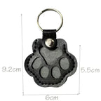 PawMemorie Keychain – Memorial Pendant with Paw Print and Inner Compartment