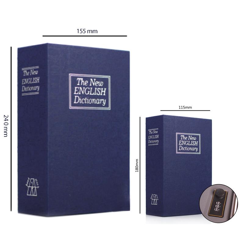 Book-shaped safety closure box