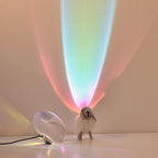 Creative Crystal Projection Angel Eyes LED Table Lamp