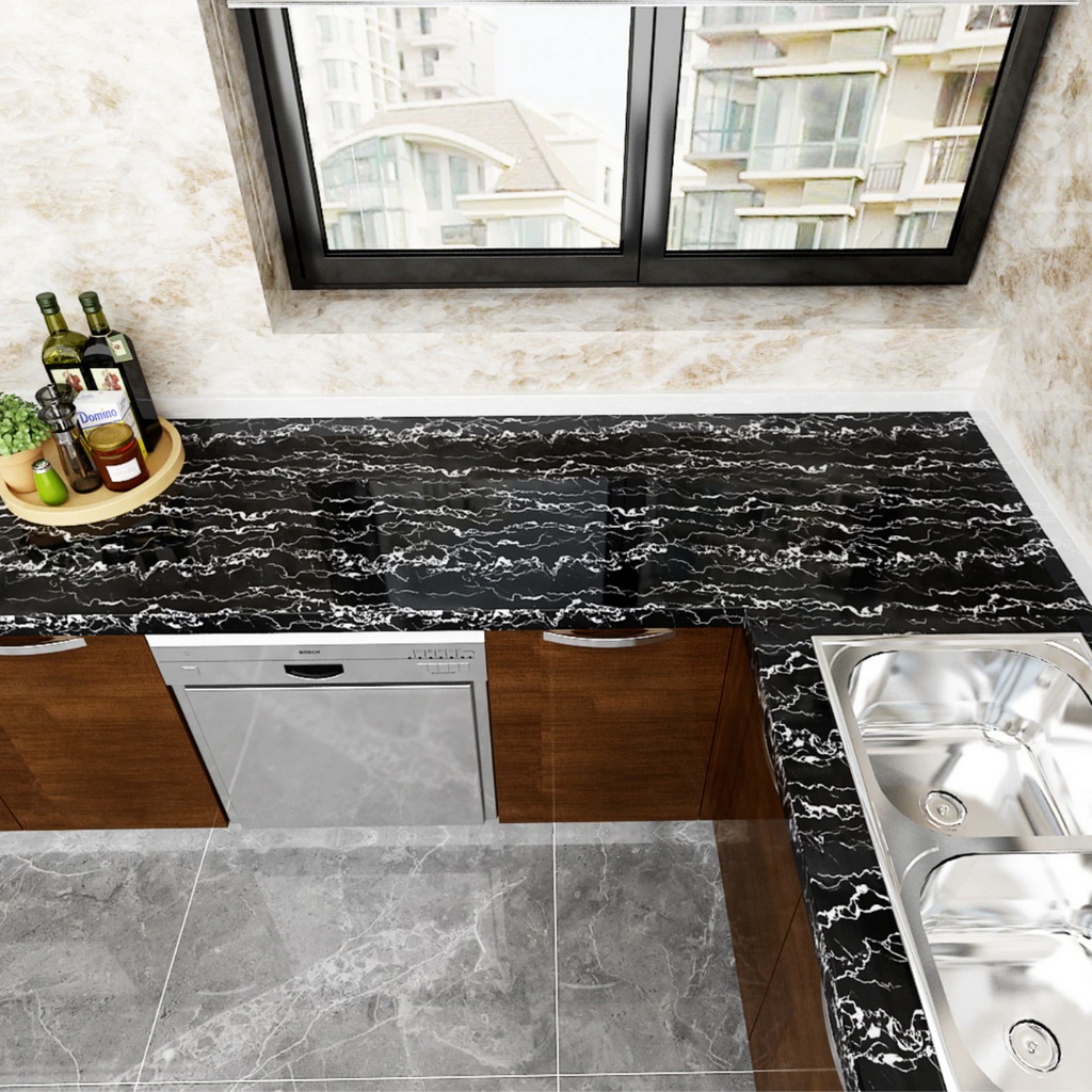 Eindhoven MarbleLook | Beautiful decoration for any surface! Waterproof & Oilproof