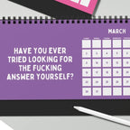 Funny 2025 sarcastic calendar