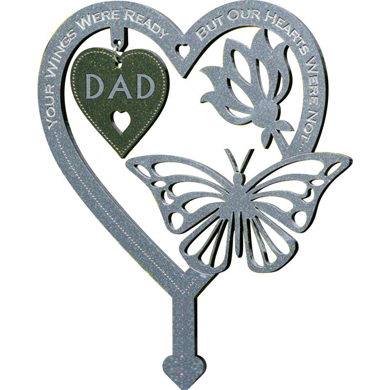 Memorial Gift Butterfly Ornament - Garden Memorial Plaque