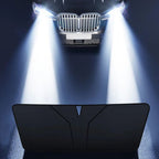 Foldable car windshield sunshade