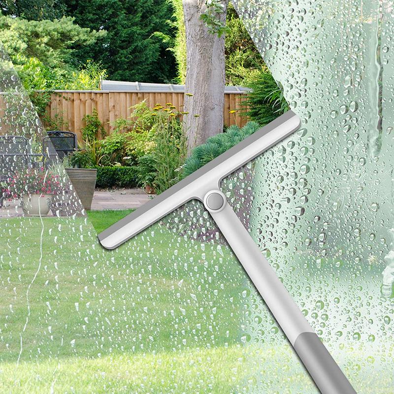 Shower squeegee for glass