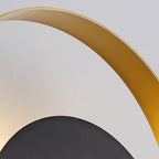 Modern Minimalist Iron Circle Ring 1-Light Wall Sconces Lamp For Bedroom