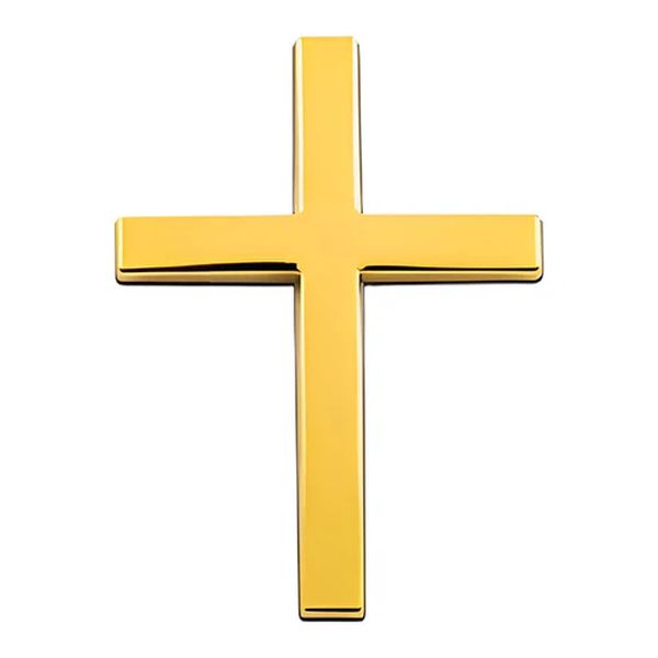️ 3D Cross Metal Jesus Christ Cross Badge StickerCar Anti-Scratch Sticker