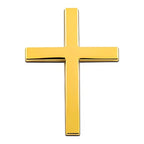 ️ 3D Cross Metal Jesus Christ Cross Badge StickerCar Anti-Scratch Sticker