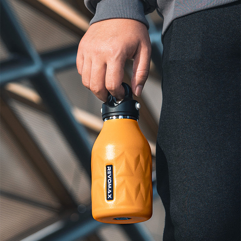 Diamond Faceted Thread-Free Portable Thermos