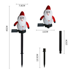 Solar light snowman