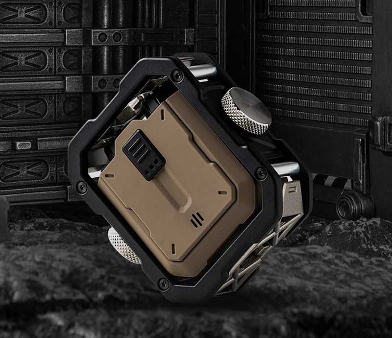 Mechanical Invasion - Super Core Gold Mecha Style True Wireless Bluetooth Earphones