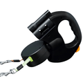 Duoglow Double Dog Leash with LED Light, 360° Rotating Hinge, 66 lbs Capacity