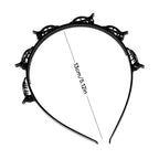 Headband with fringe clip