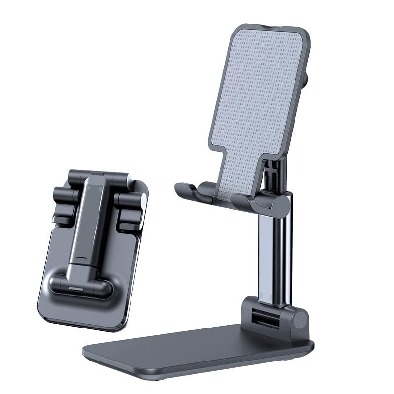 Foldable or white pole phone desk holder