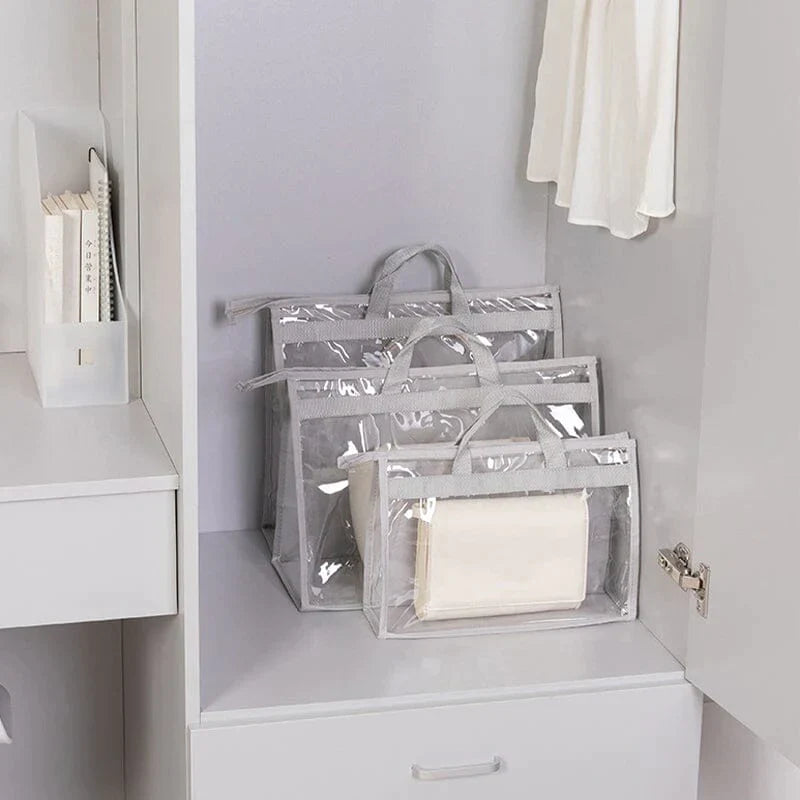 Transparent moisture-resistant dust bag