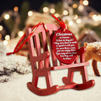 Christmas in Heaven Rocking Chair Ornaments
