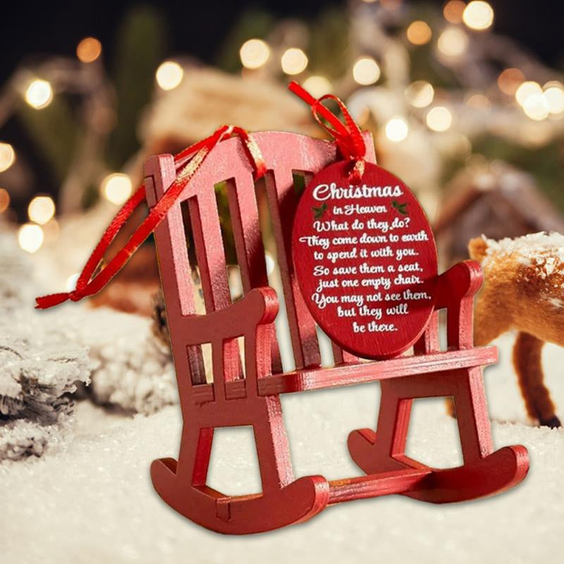 Christmas in Heaven Rocking Chair Ornaments