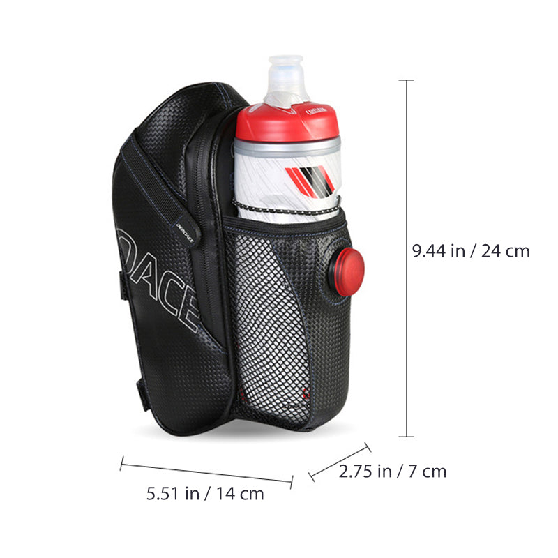 Waterproof bike bag under the saddle