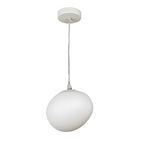 Elegant Glass Pebble Pendant Light