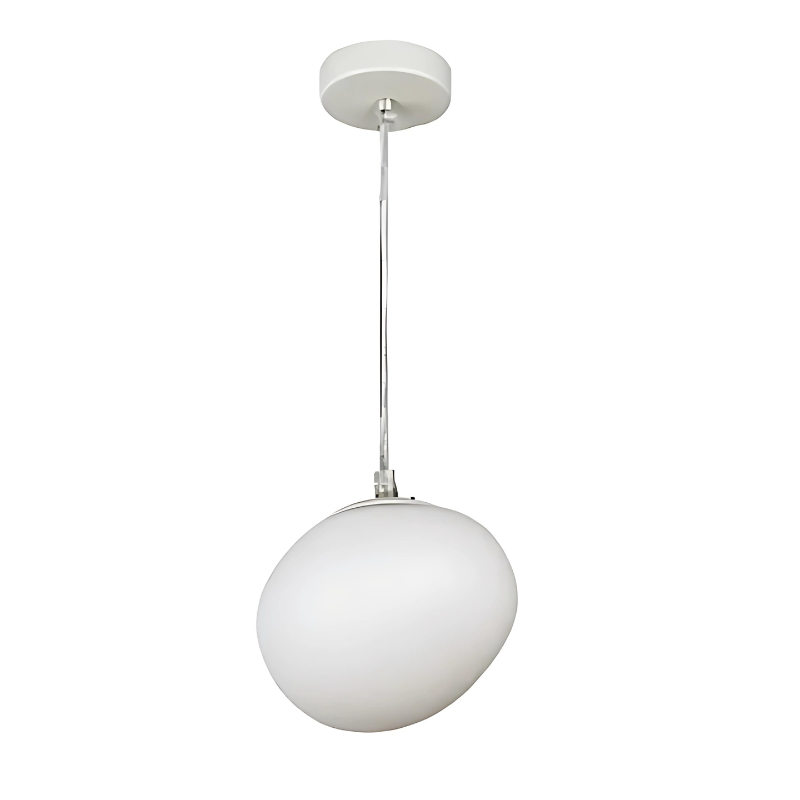 Elegant Glass Pebble Pendant Light