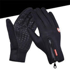 Premium warm windproof waterproof touchscreen gloves unisex