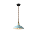 Vintage pastel pendant lamp - Metallic elegance - Soft ambiance