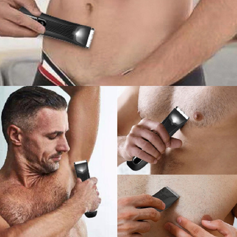 Full body washable hair clipper with light