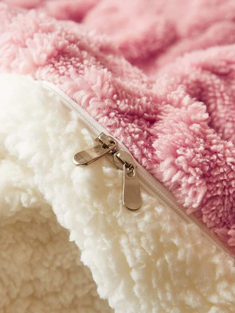 Double-sided Cashmere-Look Duvet Cover - VelvetWarm