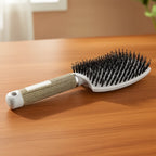 Quick Knot‑Free Detangling – Nylon Bristles with Scalp Massage Tips – For Thick or Curly Hair