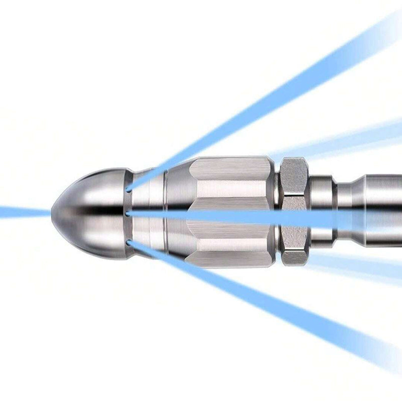 High-performance pipe cleaning and blockage attachment