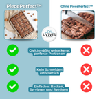 Non-Stick Baking Pan with Divider | 18 Perfect Portions | Even Heat Distribution | CookieCraft