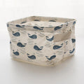 Foldable Cotton Fabric Storage Basket
