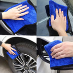 Car towel made of microfiber