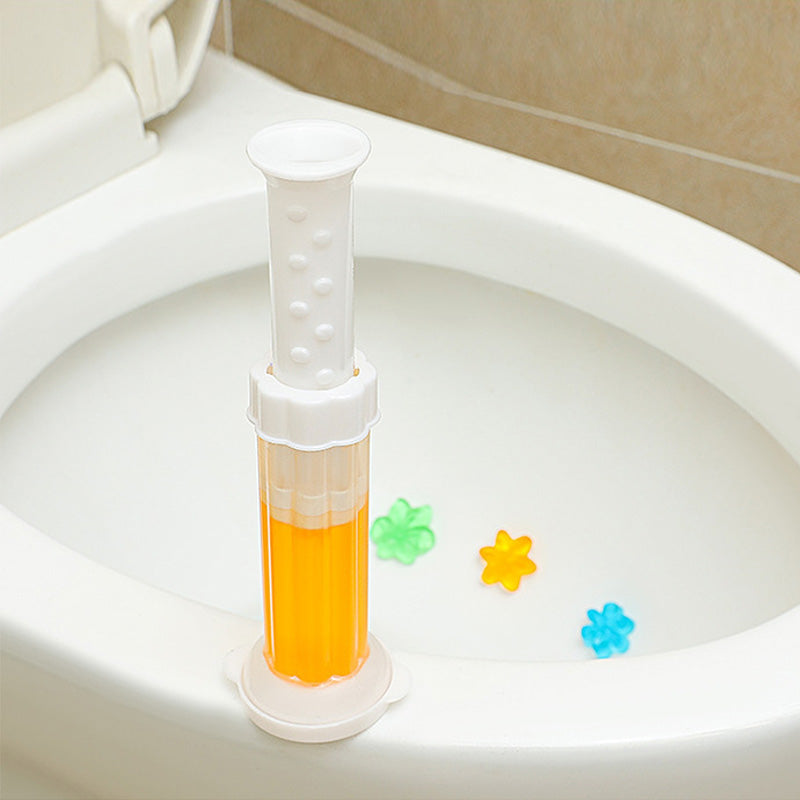 Toilet cleaning gel