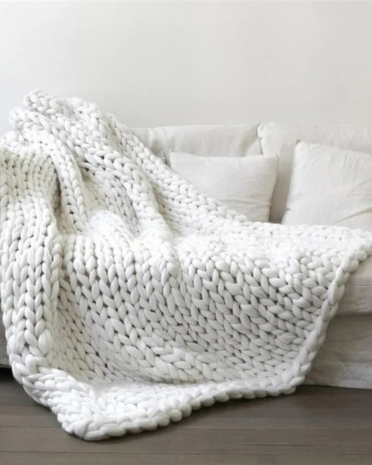 Knitted Asymmetrical Women's Sweater