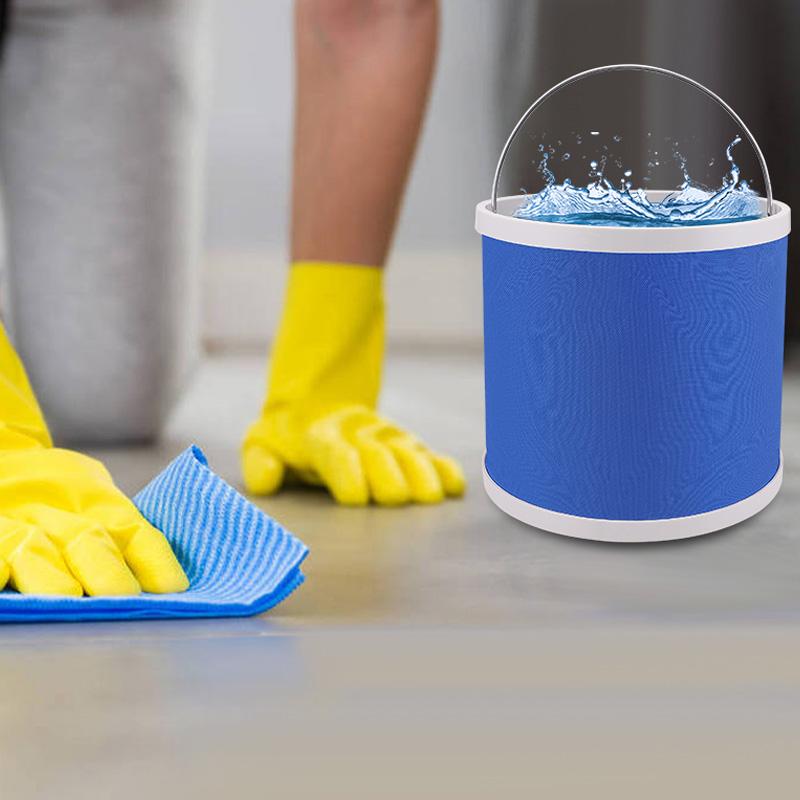 Foldable portable bucket for outdoor fishing