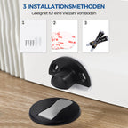 Invisible magnetic door stop made of stainless steel