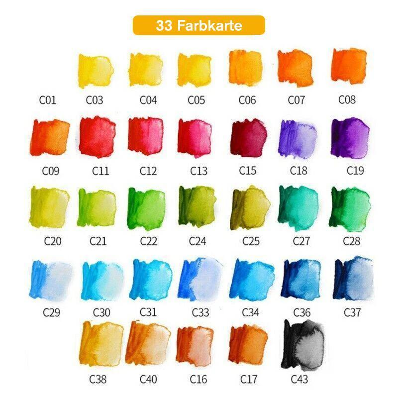 Solid Gouache Pigment Palette