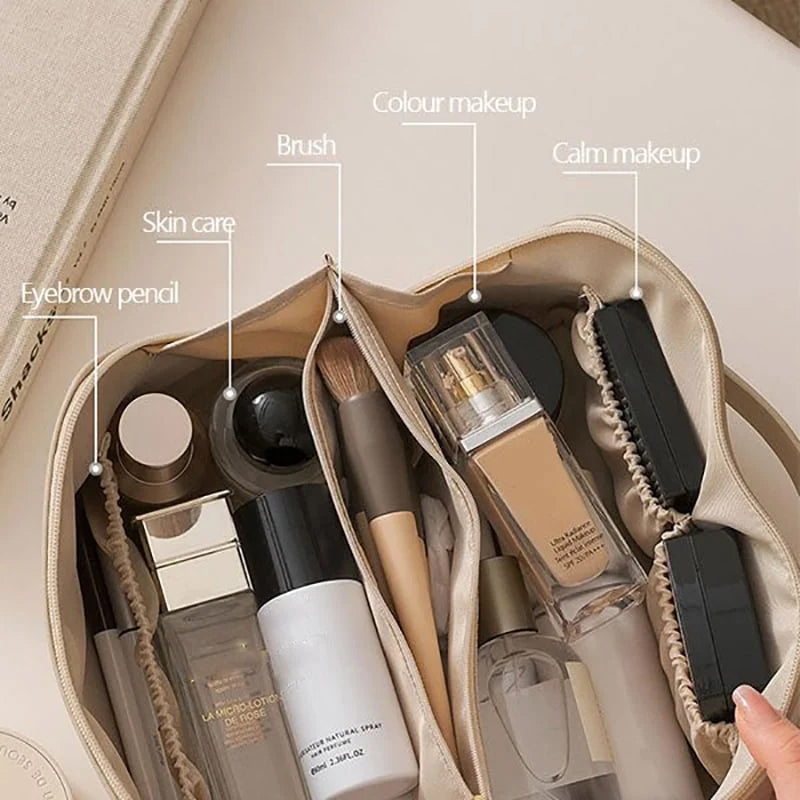 PU Portable Travel Cosmetics Storage Bag