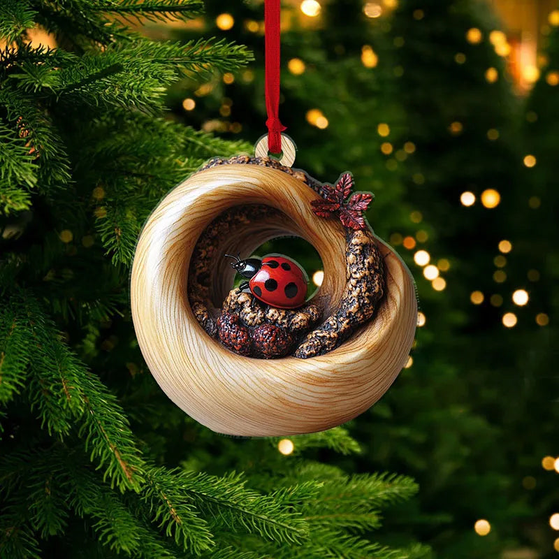 Christmas acrylic pendant