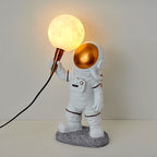 CosmoBuddy Astronaut Wall Lamp | Creative Design | Resin & ABS | LED Bedroom Light