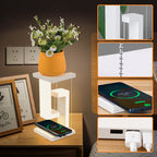 The floating wireless charging lamp
