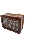 Decorative coin box with integrated LCD counter