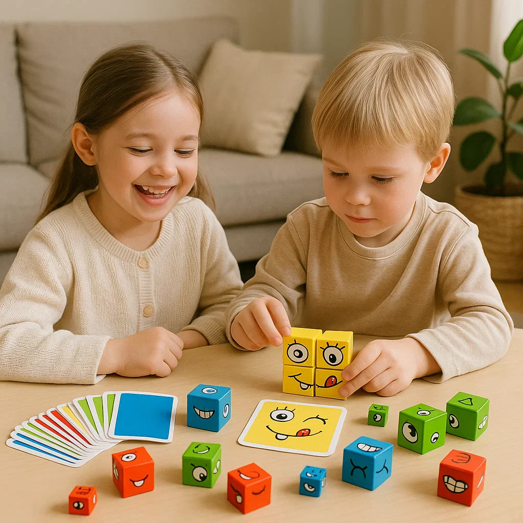 Face Puzzle Cube Game