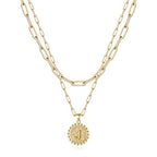 Golden Initial Necklaces for Women