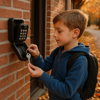 KeyGuard Outdoor Safe – Weatherproof Wall-Mounted Key Box